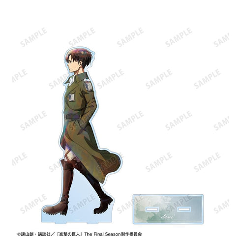 『進撃の巨人』描き下ろし リヴァイ 冬の歩み・着彩ver. 特大アクリルスタンド【202508再販】
